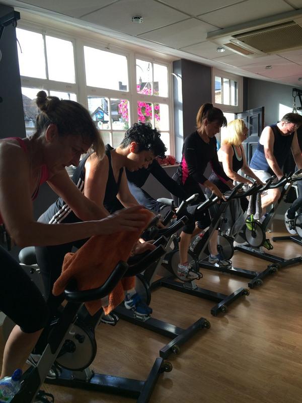 nigelmoorept's tweet photo. There working hard #spinclass this am 🚴🚴😊👊 @MoorEnergyFit http://t.co/YirTJIZ1Q3