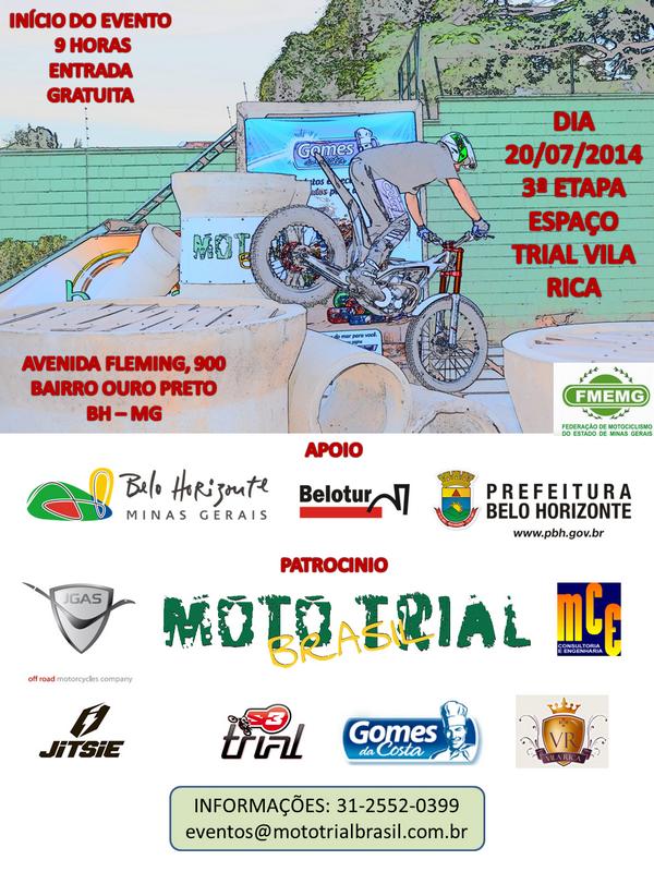 JGasFactory's tweet image. El próximo día 20 de Julio 3ª Etapa del Cto Mineiro de Moto Trial en Espaço Trial Vila Rica #Brasil #MotoTrialBrasil