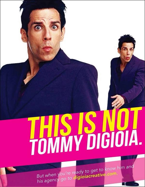DiGioiaCreative's tweet photo. But the real Tommy also does a great Blue Steel! #nottommydigioia #photocontest http://t.co/OJCmZuOKQU