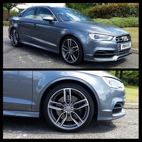 RBcastro_'s tweet image. Audi S3 saloon looking showroom ready...and sounding pretty spectacular too. #audi #s3 #theautowerks #autowerks #...
