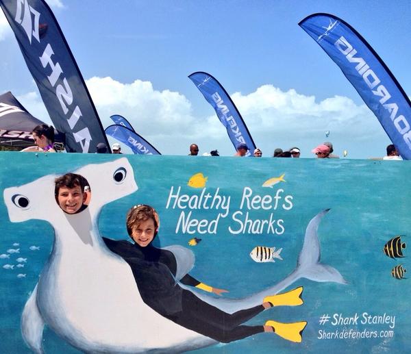 TurksCaicosMag's tweet image. #TBT to last weekends #Windvibes2014 where we caught up with #SharkStanley @sharkdefenders @BigBlueTCI @HopeLeVin