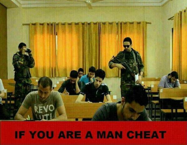 jaywon_jay's tweet image. If u are a man cheat during exam