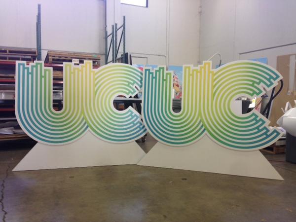 Check out these large, structural pieces we did for the ESRI User Conference. bit.ly/UebiSi <a href="/EsriUC/">Esri User Conference</a>