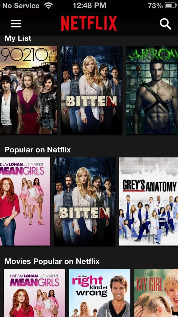 McKnightVivian's tweet photo. I love seeing @bittentv in popular on Netflix!!! @GregBryk @Vandiekins22 @greystonh !!!! And on My List! #BittenPack http://t.co/VQqhmtG7Vc