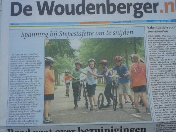 Op de voorpagina deze keer: