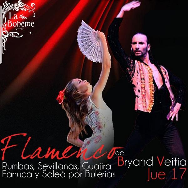 "ARTE Y SABORES"
No se pierda esta noche especial de una cena acompañada por un espectáculo de Flamenco tradicional.