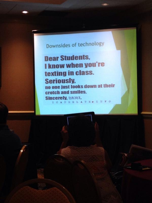dstalnaker's tweet photo. Love this!  From a session #SREB2014 http://t.co/ply9JLgr1Z