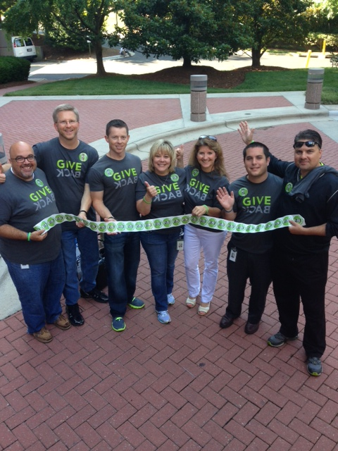 FoodBankCENC's tweet photo. And that's a wrap! Thanks so much @Allscripts & your donors for hosting a fantastic food drive! #AllscriptsGiveBack http://t.co/IfSu4cgHhs