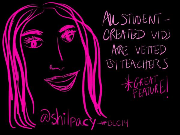 amyburvall's tweet photo. My takeaways from @shilpacy : intrinsic motivation, amplification, learning by making #BLC14 @shilpacy #keynote http://t.co/c9NsRKBqYf