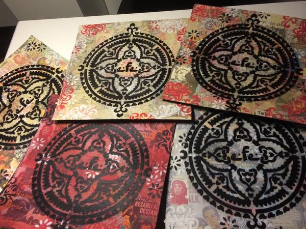 EFEart's tweet photo. #Hpm #stencil #paper #collage #mixedmedia #efe #streetart #art #islamic #forsale #stencilartist #efeart #roffa #art http://t.co/vnGLKkIEtw