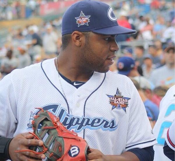 CLBClippers's tweet photo. Let's throw it back to yesterday: Jesus Aguilar at #ASGDurham. (via @rincondelasmeno, @ronald_davila) http://t.co/NaacqIpgll