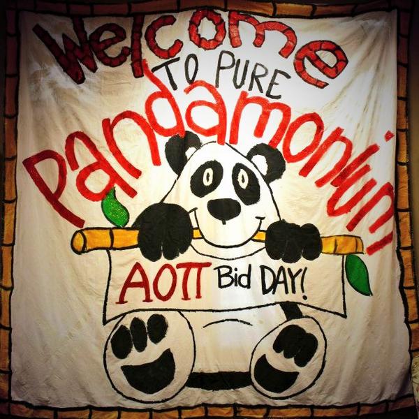 AuburnAOII's tweet photo. So excited that recruitment is less than a month away! #aurec14 #purepandamonium http://t.co/fj7OUp1lLF