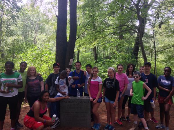 BGCDorchester's tweet image. #tweenscene hiking at #PonkapoagBoardwalk with @AppMtnClub!