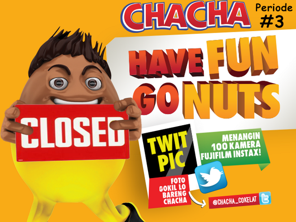 ChaCha_Cokelat's tweet photo. #HvFunGoNuts periode #3 RESMI DITUTUP! Tunggu hasil seleksi pemenangnya yaaa. ;) *brb rekap ratusan peserta* http://t.co/PtCgMSSZ88