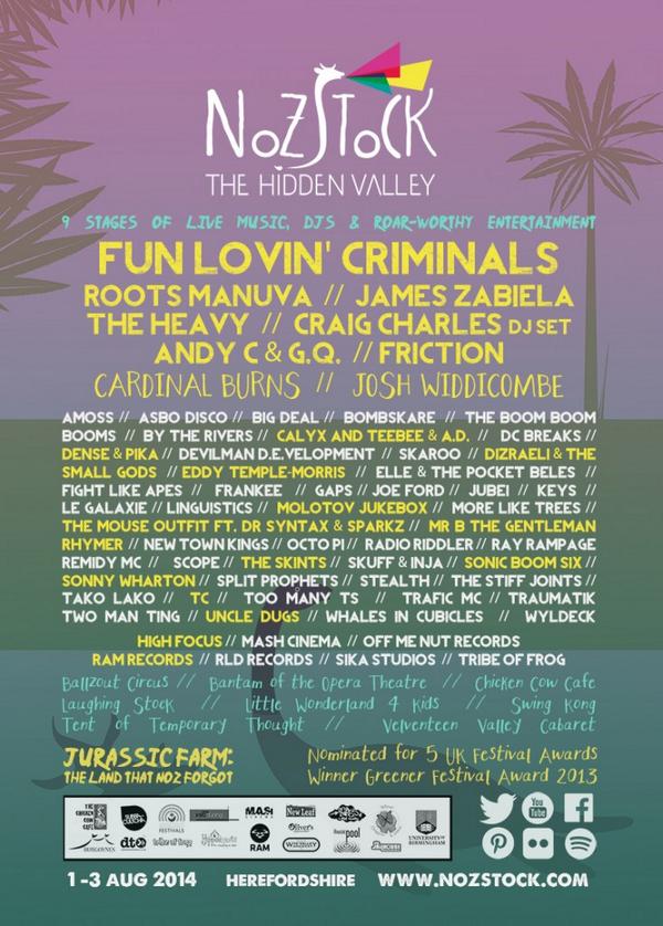 YOU HAVE TEN DAYS LEFT TO PURCHASE YOUR TICKETS ONLINE. Get yours now and join us :)

nozstock.com/tickets

x