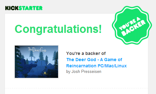 OtusGameStudio's tweet photo. We backed the very beautiful The Deer God, by @CM_Games ! You can still back the project here https://t.co/eVw567XbEk http://t.co/IrLcDMwYzx