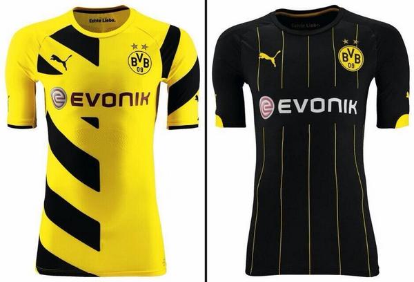 UberFootbalI's tweet image. Borussia Dortmund's home and away kit for the coming season. Quality!