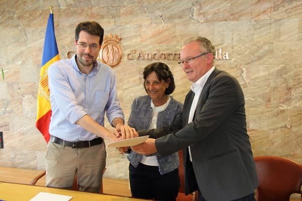 .#IntegraPirineus, impulsada x @ajlaseu @ccalturgell i @catfundacio, signa conveni amb #Andorra x ampliar activitat.