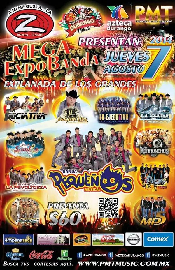 PkeLimon's tweet photo. #hoy #megaexpobanda @aztecaDurango @LAZDURANGO  @PequenosMusical http://t.co/KFXA2pPHWO #RT @Paqwitto @elmolopm @bajobpm