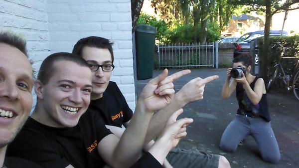 Tinovdk's tweet image. The awesome person taking pictures at @GaymerX at the #FragmentsofHim table was @AugustVantage. :D