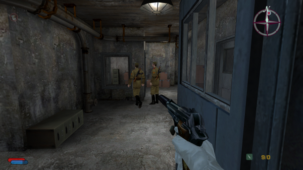 PixelCollider's tweet image. The ageless NOLF 2, dialed up to modern resolution. pcgamer.com/2014/07/17/pix…