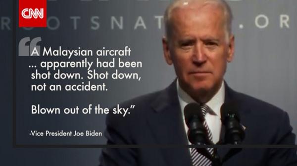 OllieLove44's tweet image. Apparently it's our Vice President that has the balls #ObamaFailures MH17 #ukrainecrash