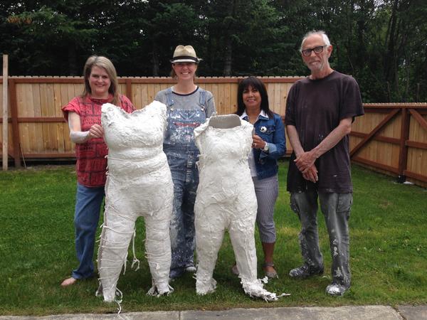 AVVALASKA's tweet photo. 100 Stone Project stopped by today as part of their workshop. Thank you #100stoneproject for including us. http://t.co/RxzSUxic9H