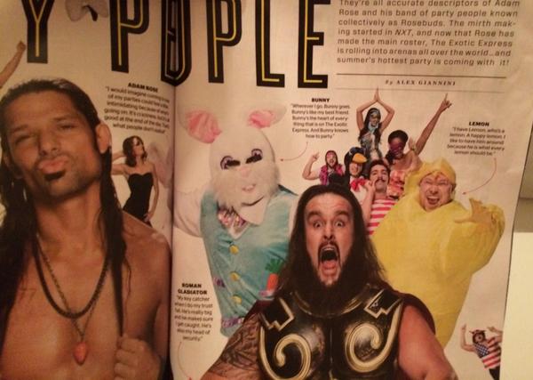 About time @WWEAdamRose get in @WWEmagazine w @GotchStyleWWE @IamSmiley #QuiteManly #NXT #NXTMeansBusiness #Lemon 🌹🍋
