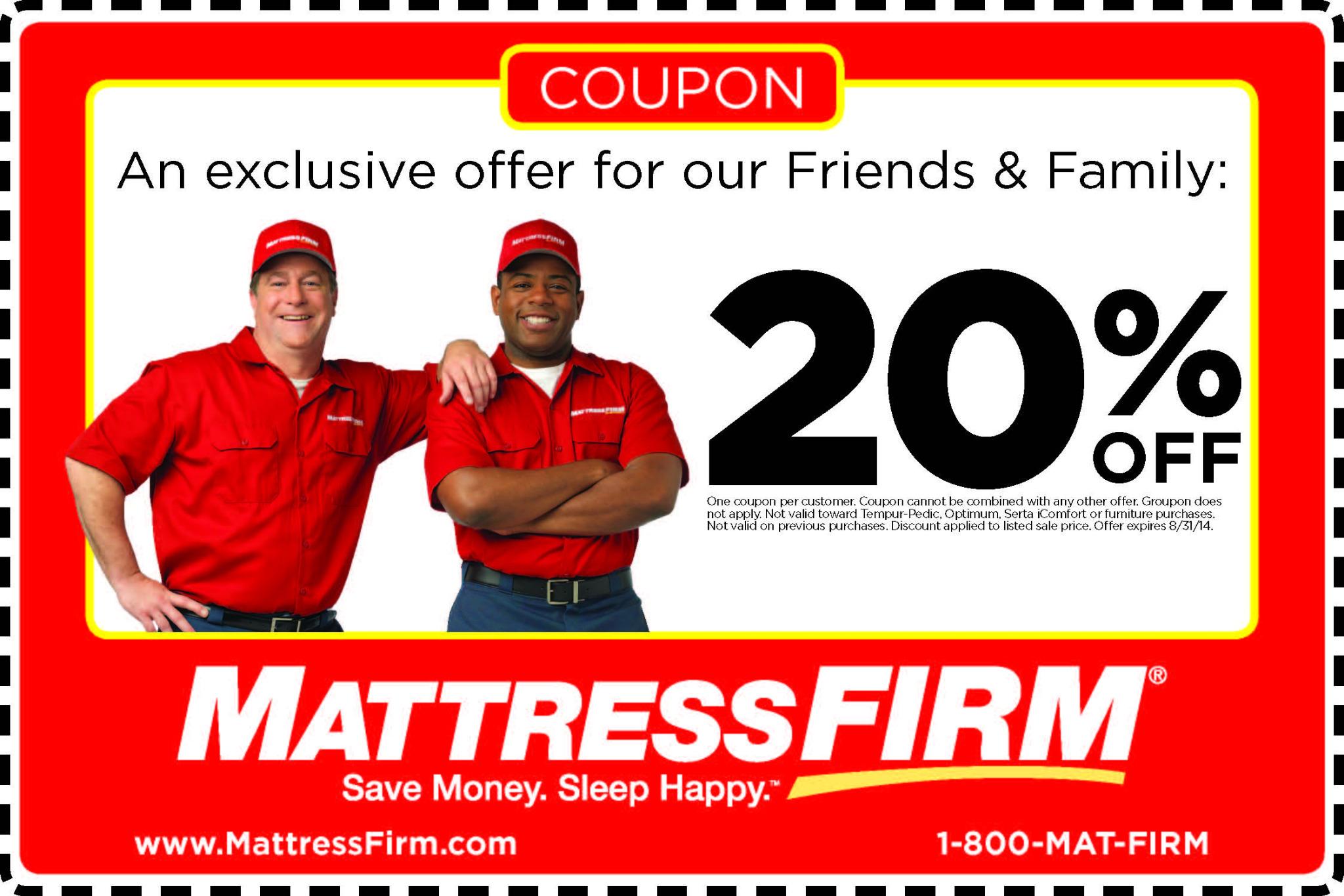 mattress firm coupons online