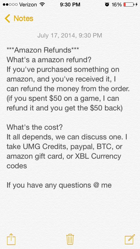 AMAZONREFUNDS tweet picture
