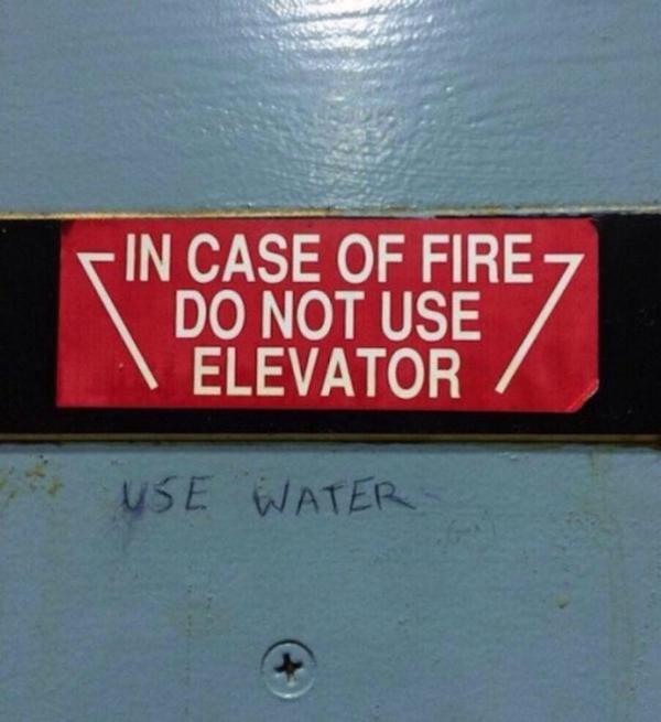 RT<a href="/PerVassbotn/">Per Vassbotn</a>: <a href="/wolflove27/">Laila</a> @CSpange @Torill_Talgo Et godt hint om hvorfor man ikke bør bruke heisen når det brenner.