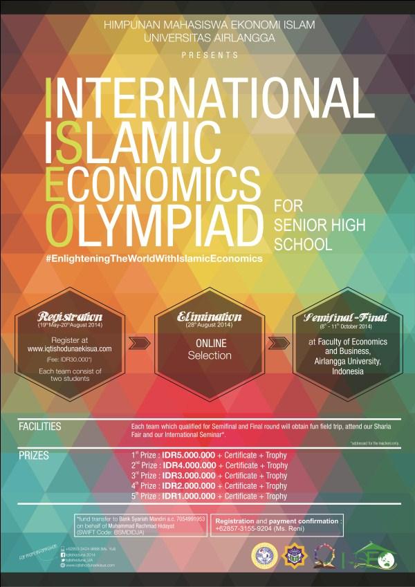 eventsurabaya's tweet photo. HIMA Ekonomi Islam Unair presents: International iSlamic Economics Olympiad (I-SEO ) for senior high school. http://t.co/RmHZlRpZI0