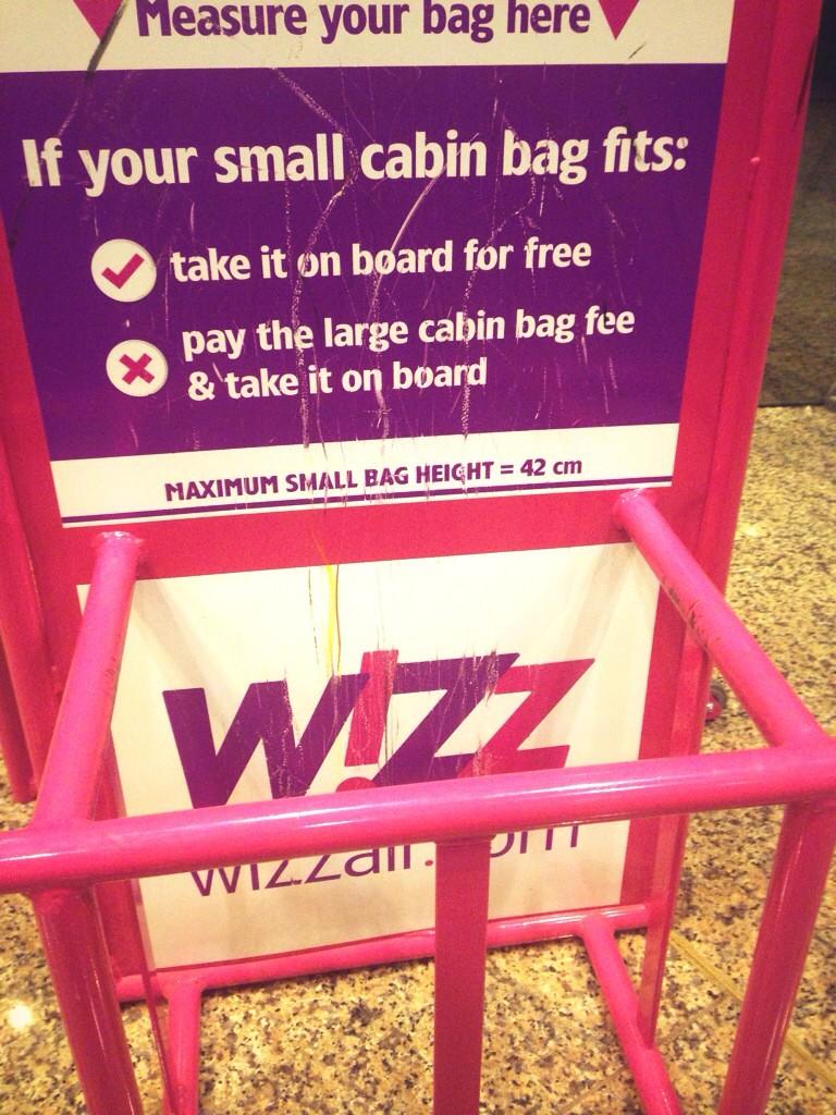 wizz air onboard luggage