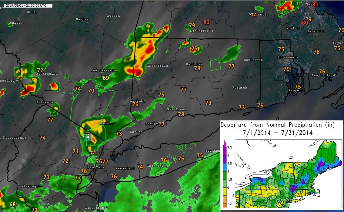 Weather in Connecticut (Bridgeport, Danbury, Windsor 2014, island