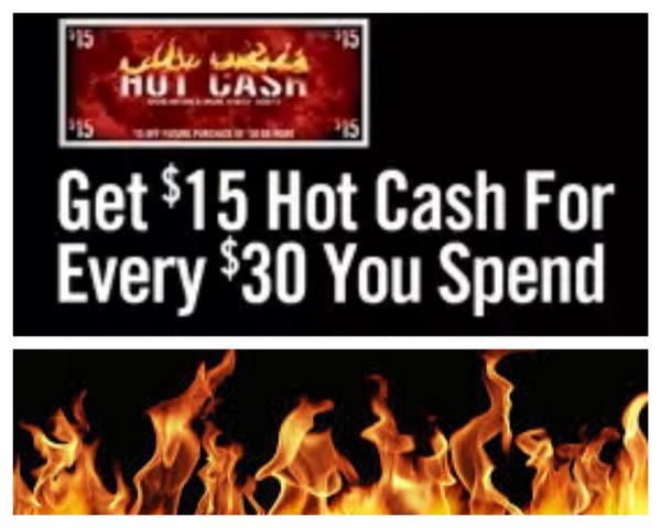 HotTopicParks's tweet image. It's back! Hot Cash! Every $30 you spend you get uno Hot Cash! #HotCash #HotTopic #DollaDollaBillsYall