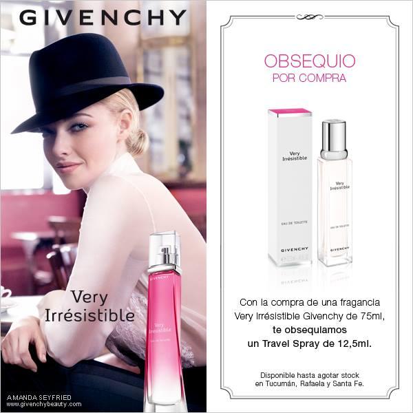 CortassaPerfume's tweet photo. Atención TUCUMÁN, RAFAELA y SANTA FE. Nueva promoción con la compra de una fragancia Very Irresistible de Givenchy! http://t.co/jEX6y76N7w