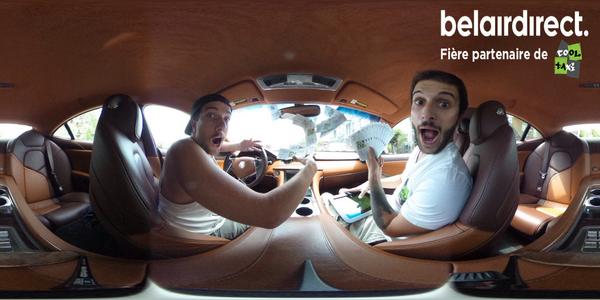 PetitPetitGamin's tweet photo. La #FiskerKarma de @belairdirect_ et @cooltaxi est à #Osheaga!!! #1drink1taxi http://t.co/WynSmG9cs3 http://t.co/Z5xKWtEKJI