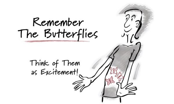Don’t be afraid of the butterflies. They’re there to let you know that something is worth it. #comfortZone