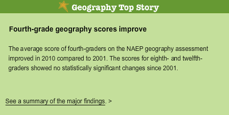 NAEP_NCES's tweet image. Are you attending #NCGE2014 this week? Find the latest #NAEP #GeographyEd results here: 1.usa.gov/1rMFDCD