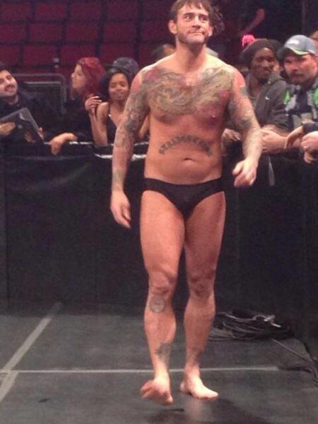 Happy Birthday ! Here is CM Punk in his undergarments 