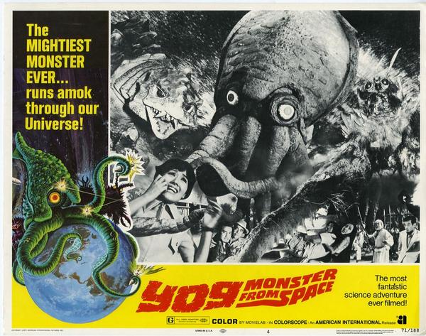 dmathches's tweet image. SPACE AMOEBA aka YOG:MONSTER FROM SPACE was released in Japan on this date in 1970. #Kaiju #Toho #IshiroHonda