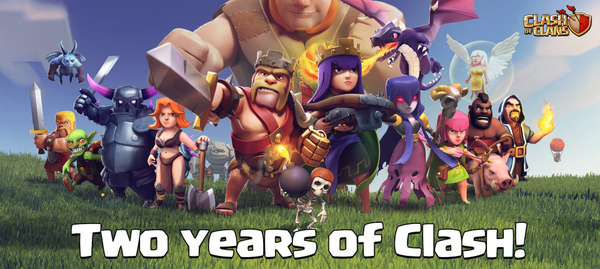 ClashofClans's tweet photo. Happy Anniversary, Chief! :) http://t.co/f8zprC68Z8