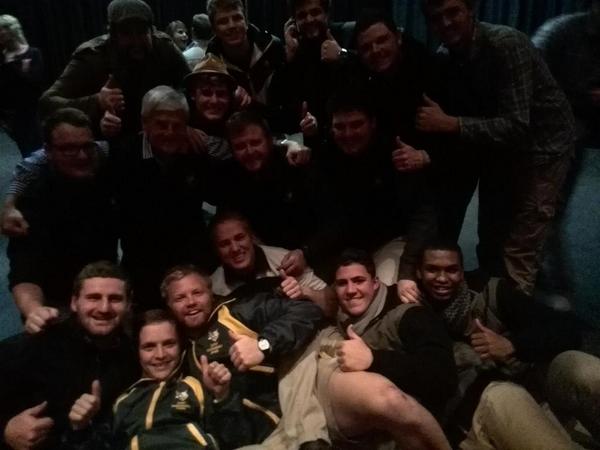PUKfm936's tweet photo. Die Mans sêrwenners @CaputKoshuis! Welgedaan manne! #SêrtainlyJozi http://t.co/0Xxq5MLHQn