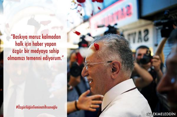 EToprakCHP's tweet photo. #ÖzgürlüğünTeminatıİhsanoğlu http://t.co/Ma829HqDaK