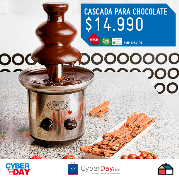 calidad difícil Desempacando Sodimac Homecenter on Twitter: "¿Una cascada de chocolate? #CyberDayCL  http://t.co/zOa9bkfKtO" / Twitter