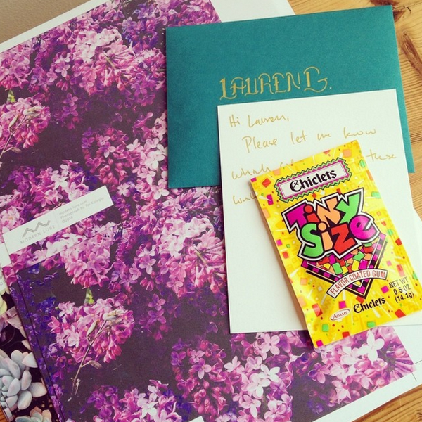 All proofs should come with your name lettered in a gothic font and Chiclets! New #modernlore products on the way!
