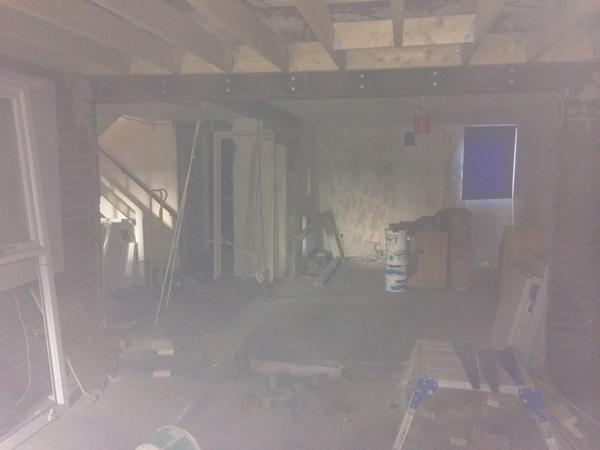 Studentletsnott's tweet image. Another project well on its way, which will make a lovely student house in September.