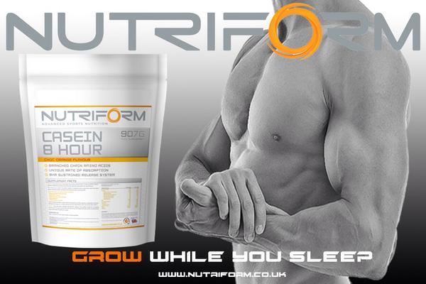 #giveaway Just follow and RT for chance to win a 1kg pouch of Nutriform Casein 8 Hour protein #tweetcardiff