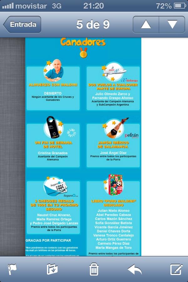 86_Apc's tweet photo. @Sararretamar @OlgaFernandez87 pues a sido por otro concurso no por el del twiter y me a tocado el premio menor http://t.co/vOPsX03RBL