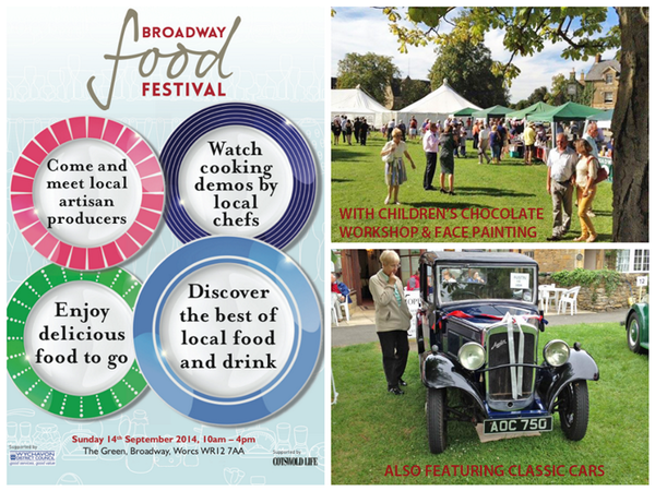 BroadwayUK's tweet image. Sun.14 Sept. #broadway 's 1st #food #festival 10am-4pm Village Green Sponsored by @cotswoldlife #Cheltenhamhour.
